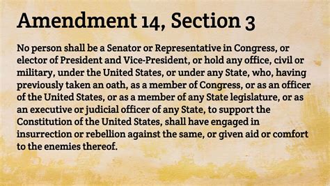 14th amendment section 3 cases